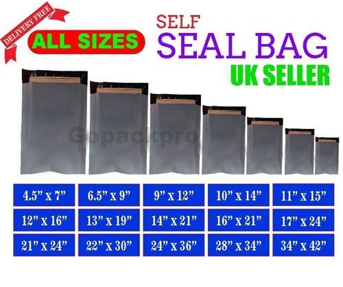 Grey mailing bags strong poly - bags,