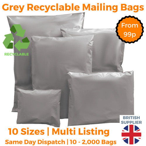 Grey postal bags packaging - postal,