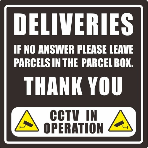 Please leave parcels the - leave,