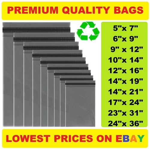 Grey plastic mailing - plastic, bags