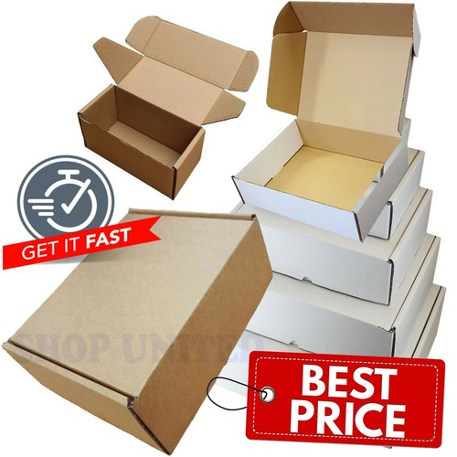White brown shipping - white, or