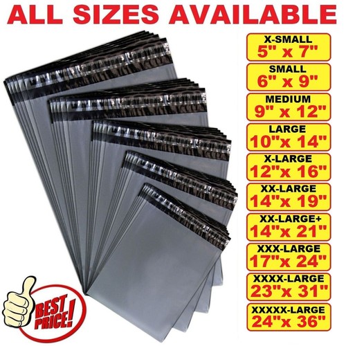 Grey postage mailing bags - postage,