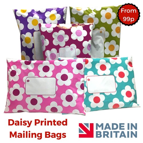 Daisy mailing bags - bags, printed