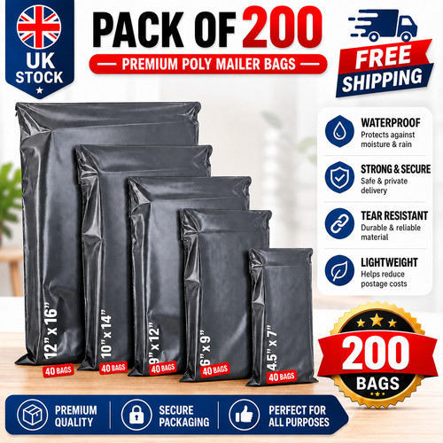 200 mixed grey mailing - mailing, bags