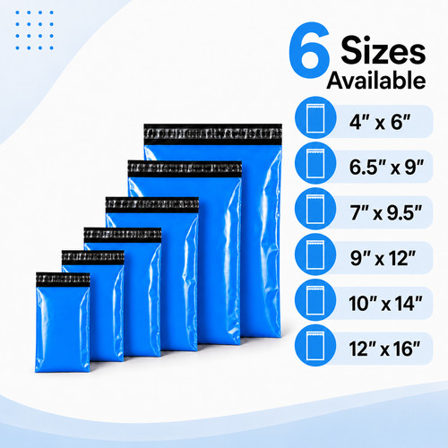 Blue mailing bags - mailing, a4