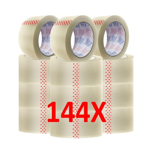 144 rolls clear strong carton - 144,