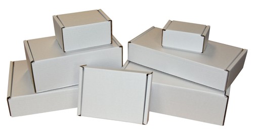 White die cut - folding, lid