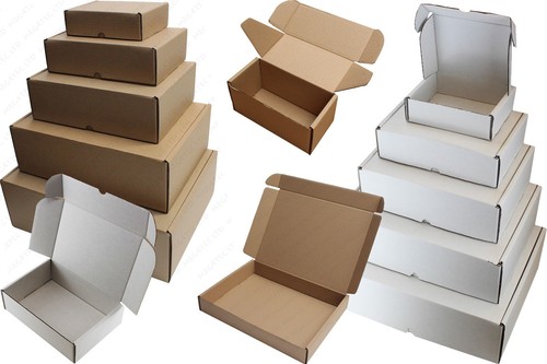 White brown shipping - white,