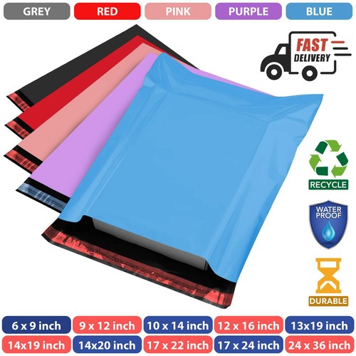 Coloured mailing bags - mailing, strong