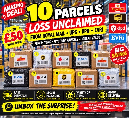 Unclaimed mystery parcels - mystery,