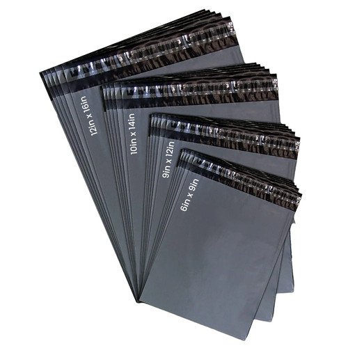 100 mixed grey - grey, bags