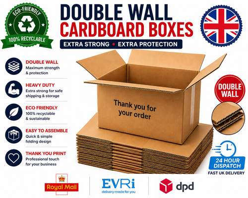 Double wall cardboard boxes - cardboard,