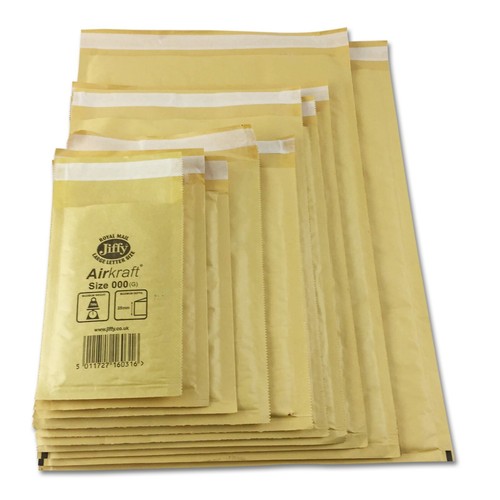 Jiffy gold bubble envelopes - bubble,